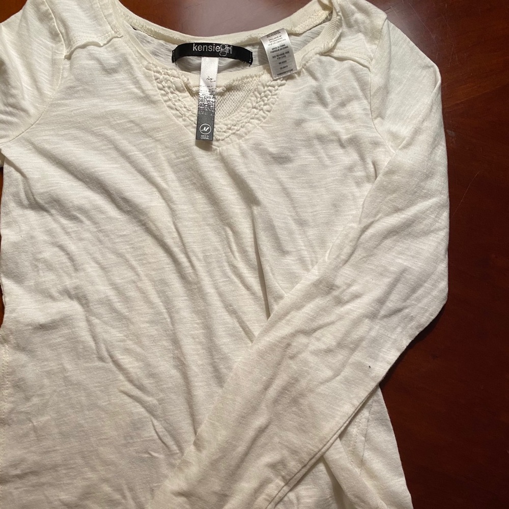 Kensie girl white top!